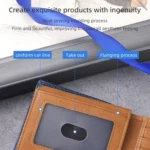 BUFF CAPTAIN 032 Vintage Leather Wallets Coins Card Holder Wallet - Image 5