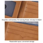 BUFF CAPTAIN 032 Vintage Leather Wallets Coins Card Holder Wallet - Image 6