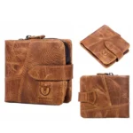BUFF CAPTAIN 01 Multifunctional Detachable Vintage Leather Buckle Horizontal Wallet - Image 4