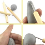 Ceramic Clay Indentation Sculpting Scraper Dotted Drill Nail Art Pen - Image 5