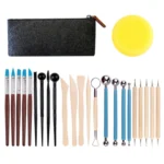 Carved Knife Silicone Pen Clay Pottery Tool Kit