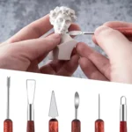 Double-head Radium Silk Knife Ceramic Clay Carving Tool - Image 4