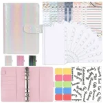 A6 Illusion Magic Square Loose-leaf PU Notebook Cash Budget Book