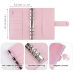 A6 Illusion Magic Square Loose-leaf PU Notebook Cash Budget Book - Image 2