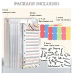 A6 Illusion Magic Square Loose-leaf PU Notebook Cash Budget Book - Image 3