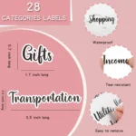 A6 Illusion Magic Square Loose-leaf PU Notebook Cash Budget Book - Image 4