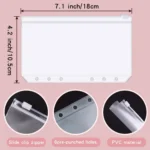 A6 Illusion Magic Square Loose-leaf PU Notebook Cash Budget Book - Image 5