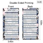 60 Sheets Cash Budget Card Loose-leaf Bookkeeping Replacement Core - Image 2