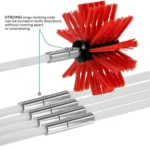 Extendable Bendable Electric Drill Chimney Brush Hood Interior Duct Brush - Image 3