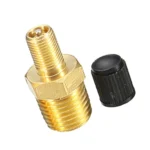 Threaded Nozzles Solid Nickel-Plated Brass Fuel Tank Filling Valve For Air Compressor - Image 2