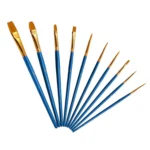 Nylon Bristle Paintbrush Set Children Painting Palette Set - Image 2
