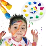 Nylon Bristle Paintbrush Set Children Painting Palette Set - Image 6