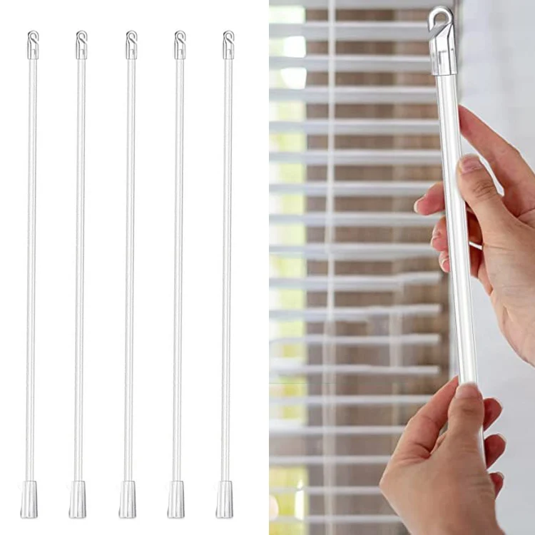 Blinds Acrylic Transparent Rod Move Light Rod With Hook Handle, Size: 24 Inch