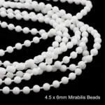 Shutter Venetian Blinds Curtain Accessories 4.5 x 6mm Mirabilis Beads - Image 3