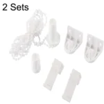 2 Sets 17mm Shutter Curtain Control Head With 2m Pull Beads Chain Set