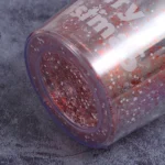 500ml Santa Claus Cartoon Portable Plastic Cup Double Micro Landscape Juice Cup - Image 6