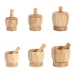 Kitchen Bamboo Garlic Pounder Food Stirrer - Image 2