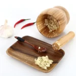 Kitchen Bamboo Garlic Pounder Food Stirrer - Image 5