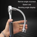 3 PCS/Set 1/4-3/8-1/2 Sleeve Extension Bendable Universal Joint Rod, Color: - Image 2