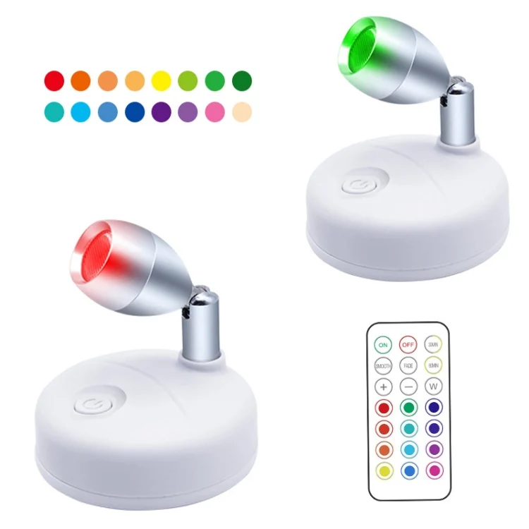 Wireless RGB Remote Control Cabinet Ambient Spotlight