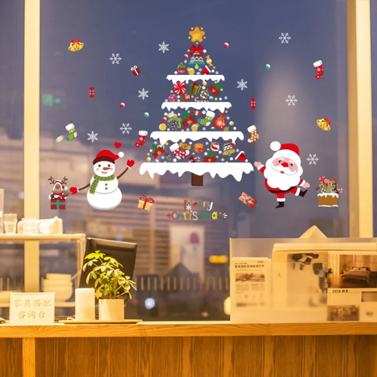TBD0603001701_B3.webp Christmas Decoration Stickers Scene Layout Window Static Stickers - Image 4