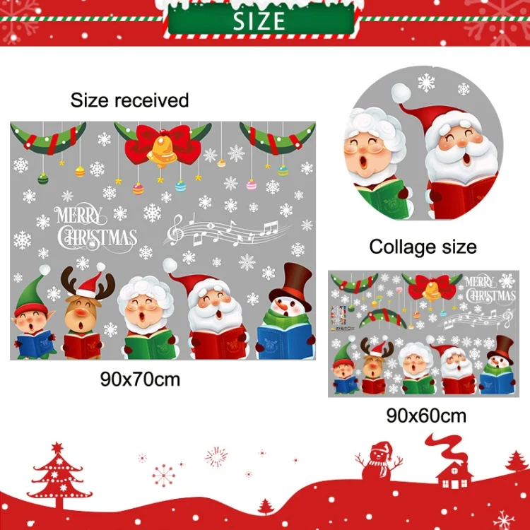 TBD0603001901_B1.webp Christmas Old Man Snowflake Window Decoration Stickers - Image 2
