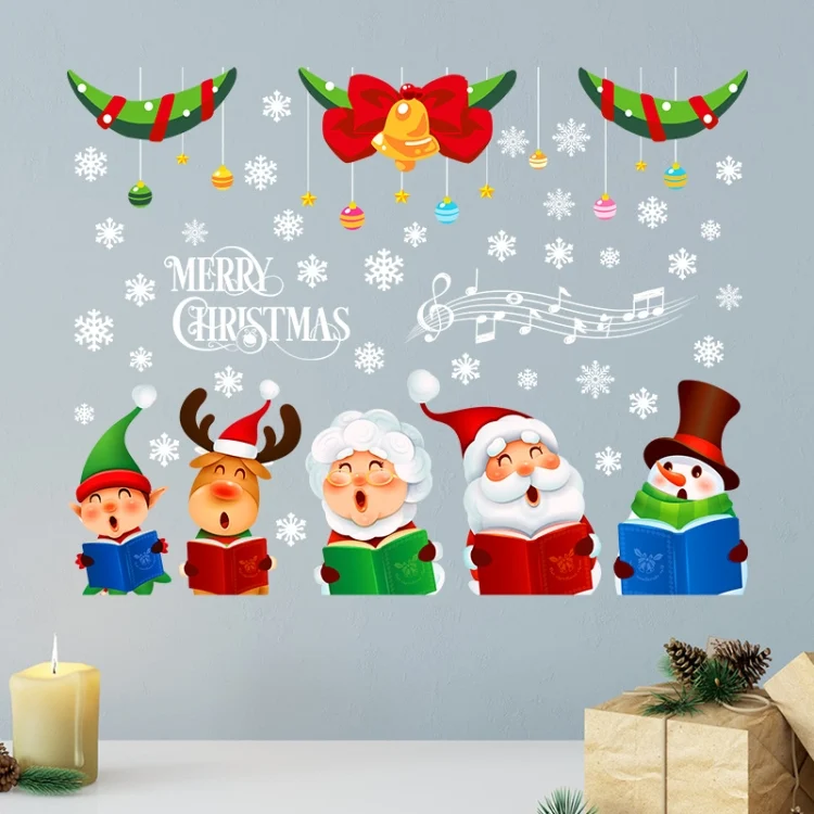 TBD0603001901_B3.webp Christmas Old Man Snowflake Window Decoration Stickers - Image 4