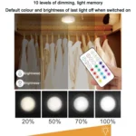 13-colour Night Light RGB Infrared Dimmable Cabinet Light - Image 4