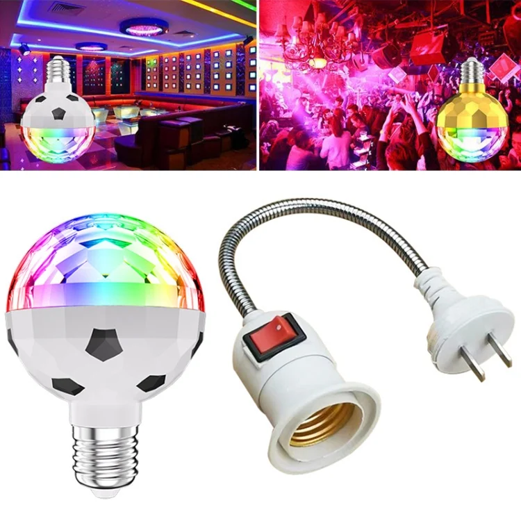 ZQMQD-001 6 LEDs Colorful Rotating Light Home Magic Ball Atmosphere Light, Spec: