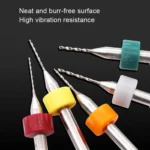 10 In 1 PCB Tungsten Steel Drill Bits Carving Miniature Drill Bits, Size: - Image 3