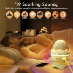 K850 LED Dinosaur Egg Remote Control Bluetooth Star Projection Light with Speaker Function - Image 5