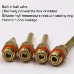 Hot Melt Glue Tool Copper Nozzle Fine Hole Dispensing Head, Size: - Image 2