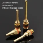 Hot Melt Glue Tool Copper Nozzle Fine Hole Dispensing Head, Size: - Image 3