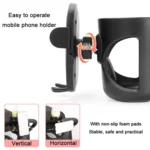 2 In 1 Stroller Bottle Drink Bottle Holder Mobile Phone Holder - Image 3