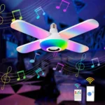 Smart Remote Control Colorful Folding Music Bulb Light with Audio Function, Spec: - Image 2