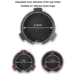 Multi-functional Spill-proof Insulated Fixed Cup Holder - Image 3