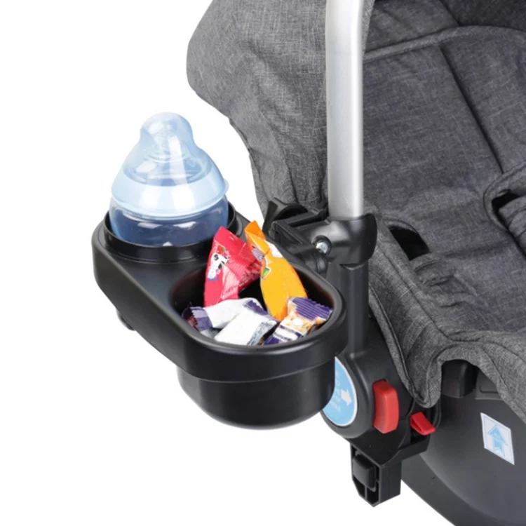 TBD0603025201A.webp Stroller Double Cup Holder Pushchair Bottle Snack Box Shelf - Image 1