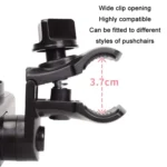 Stroller Double Cup Holder Pushchair Bottle Snack Box Shelf - Image 5