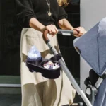 Stroller Double Cup Holder Pushchair Bottle Snack Box Shelf - Image 6