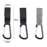 Stroller Wear-Resistant Non-Slip Aluminium Climbing Buckle Hooks - Image 2