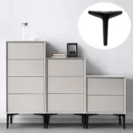 10cm Short-Sided Metal Sofa and Coffee Table Legs - Image 4