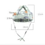 Baby Breathable Anti-fall Head Protective Cap Baby Protective Cap Toddler Bumper Cap, Spec: - Image 3
