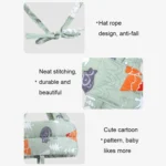 Baby Breathable Anti-fall Head Protective Cap Baby Protective Cap Toddler Bumper Cap, Spec: - Image 7