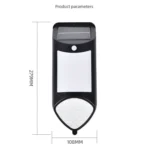 X-A18 59 LED Solar LED Flame Human Sensor Lights Garden Lights - Image 2