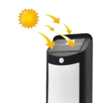 X-A18 59 LED Solar LED Flame Human Sensor Lights Garden Lights - Image 3