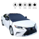 Car Front Window Snow Coated Silver Cloth Anti-freeze Sun Blocker Cover - Image 6