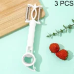3 PCS 7 In 1 Multifunctional Peeling Bottle Opener Peeler Grater Can Opener