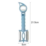 3 PCS 7 In 1 Multifunctional Peeling Bottle Opener Peeler Grater Can Opener - Image 3