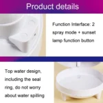 Astronaut Astronaut Humidifier Home Air Sprayer Sunset Lights - Image 3