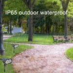 19LED Solar Plug-in Lawn Spotlight Garden Villa Lighting Wall Lamp - Image 4